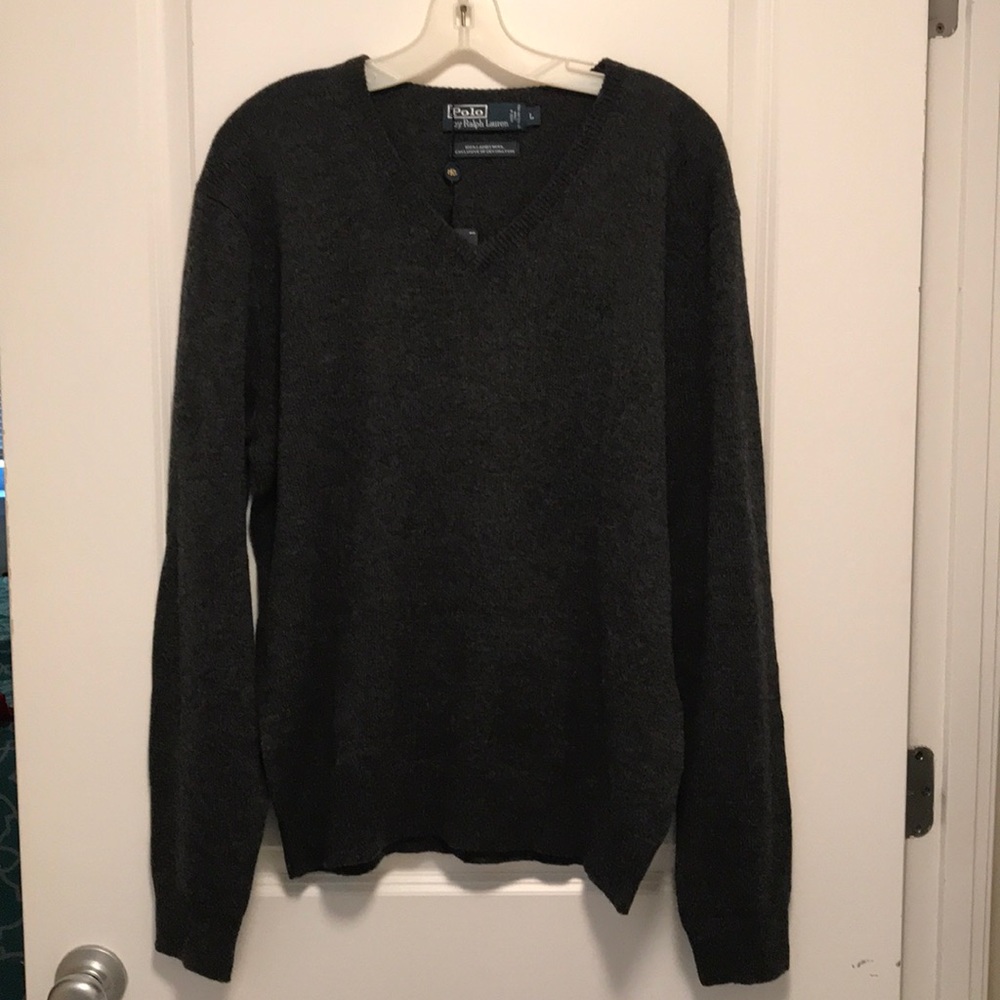 Polo by Ralph Lauren Men’s wool sweater.